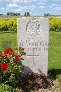 SPANBROEKMOLEN BRITISH CEMETERY - McCRACKEN, W J